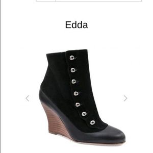 Henri Lepore Dezert leather bootie “Edda” size 39/